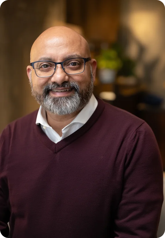 Ajay Chikermane — leadership coach workspace