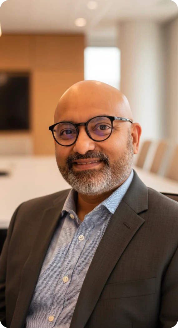 Ajay Chikermane — leadership coach workspace