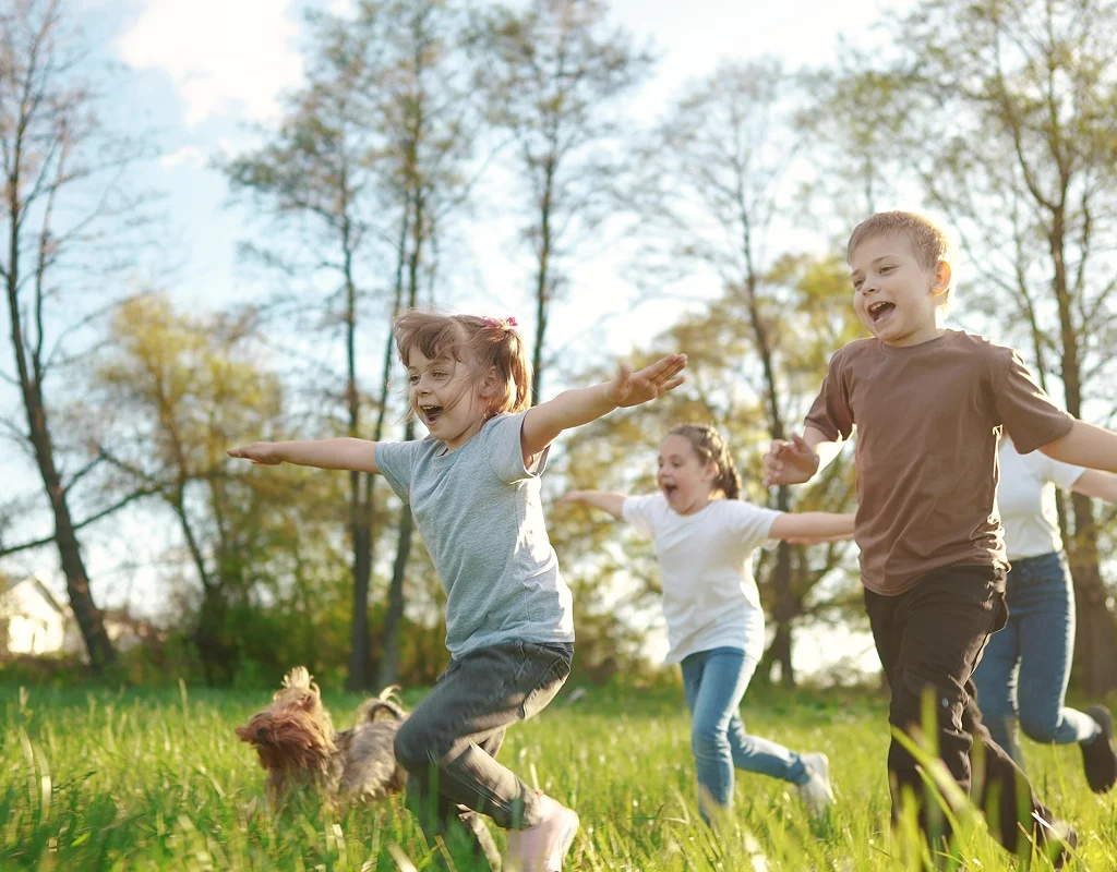 Child learning communication skills through applied behavior analysis programs