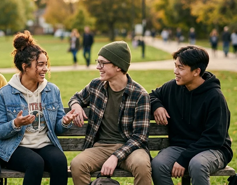 Teen practicing life skills through teen behavioral therapy sessions