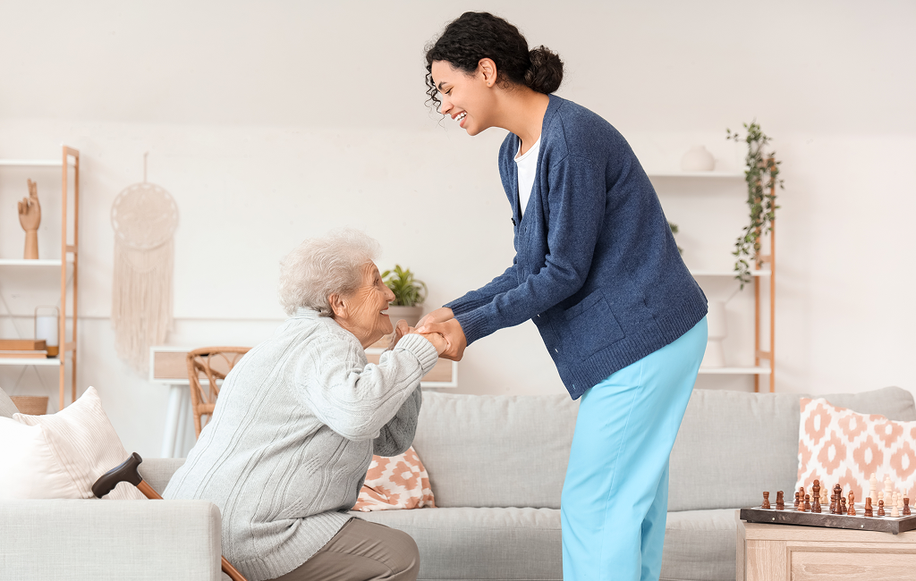 Family reviewing senior home care packages in Cleveland