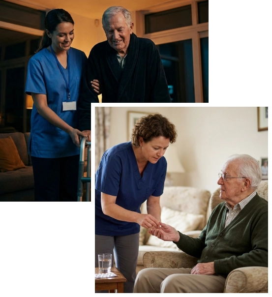 Live-in care services in Calabasas supporting daily routines.