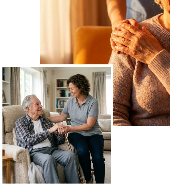 In-home respite care services supporting family peace of mind.