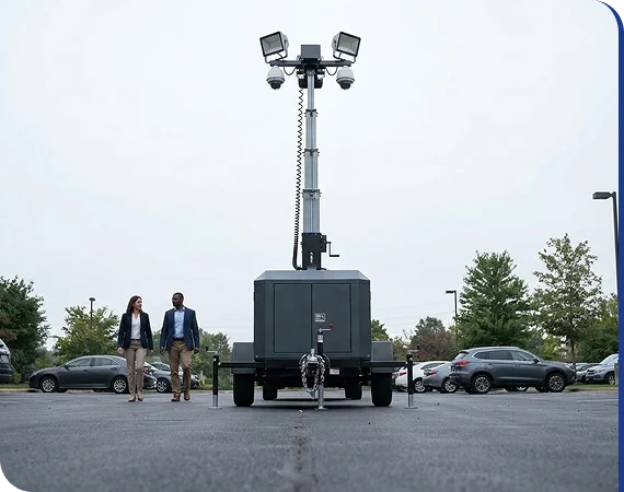 Mobile Security Camera Trailers