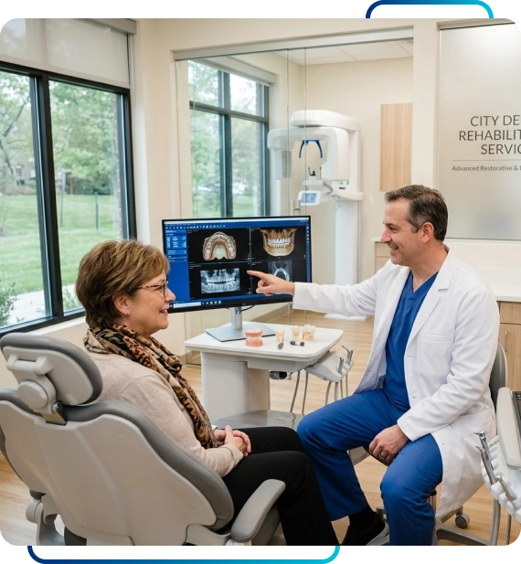 Comprehensive Dental Rehabilitation With Coordinated Support