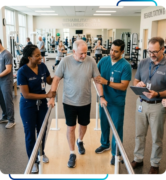 Patient accessing services in multiple areas in Florida