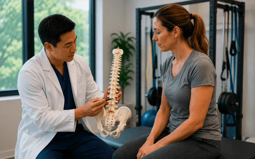 Surgeon preparing for orthopedic spine surgery in Florida