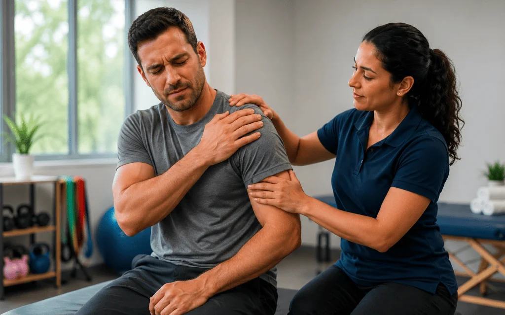 Doctor discussing treatment during pain management in Florida