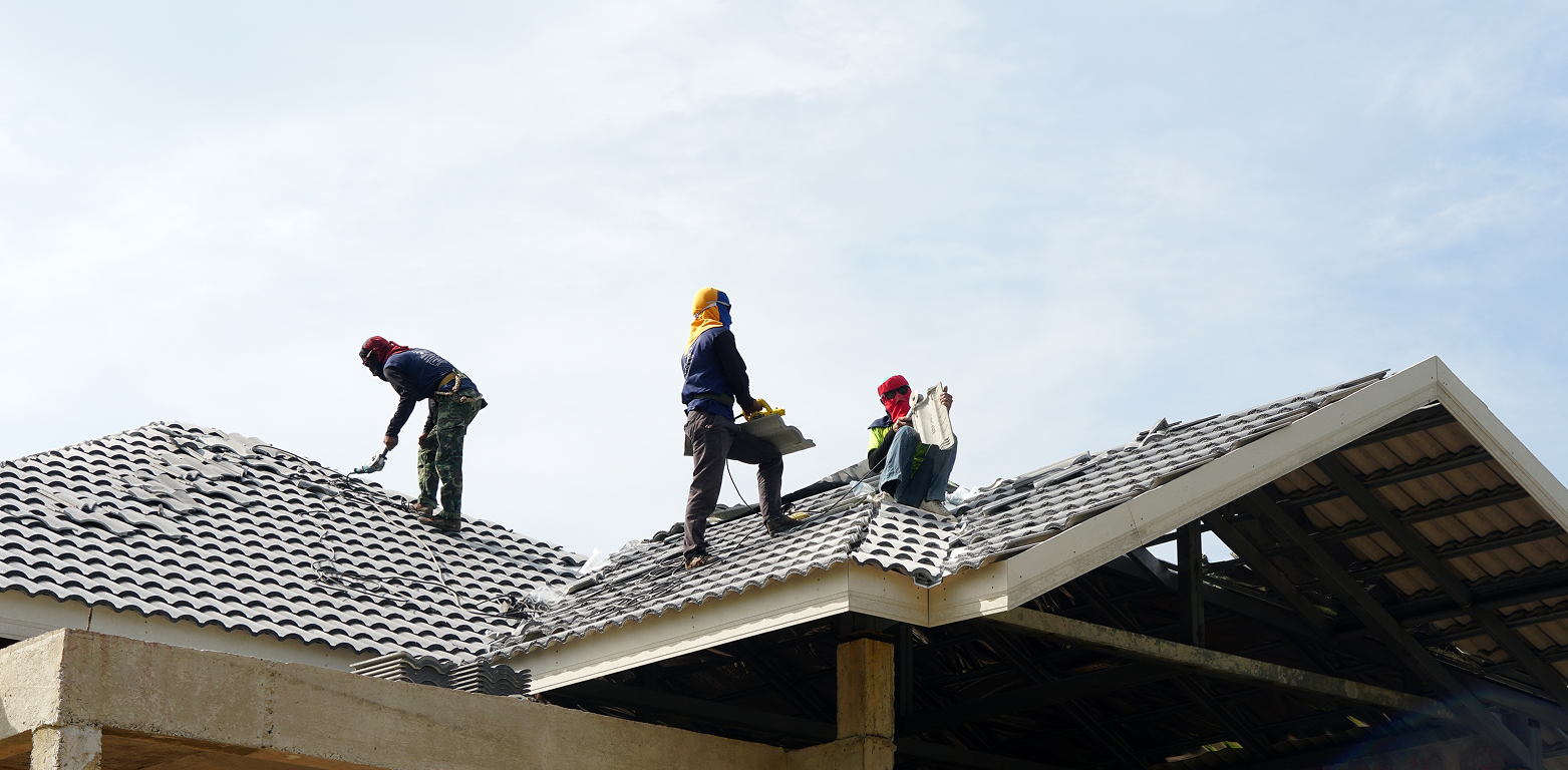 New shingles installed through residential roofing services in Los Angeles.