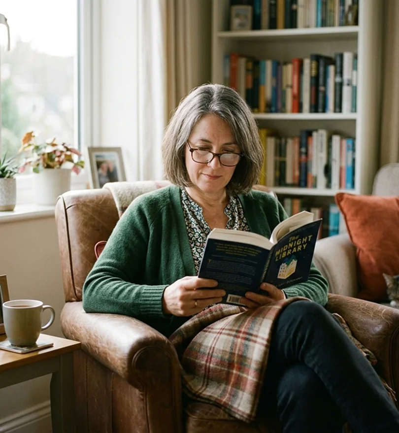 Woman reconnecting with herself through holistic coaching in Oakville