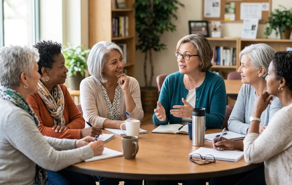 Group coaching session and self care workshop for women