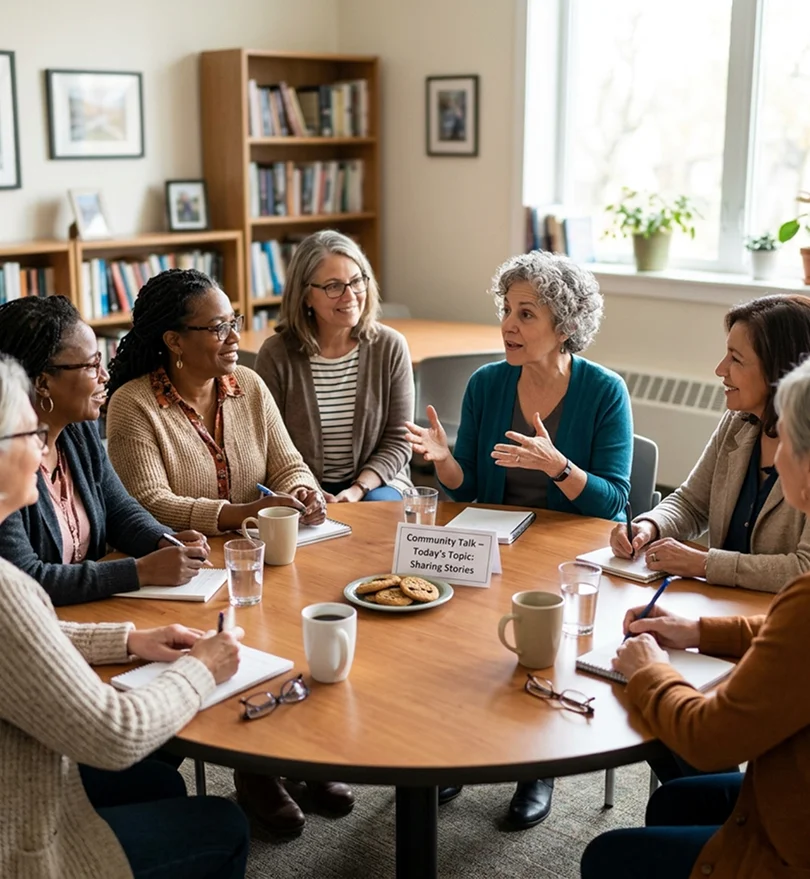 Group coaching session and self care workshop for women