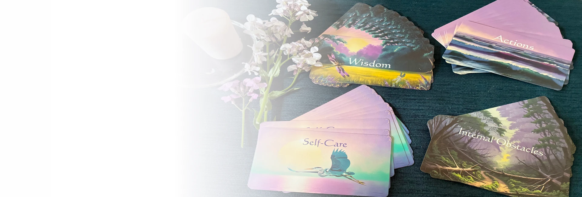 Oracle card coaching session using the Making the Time deck