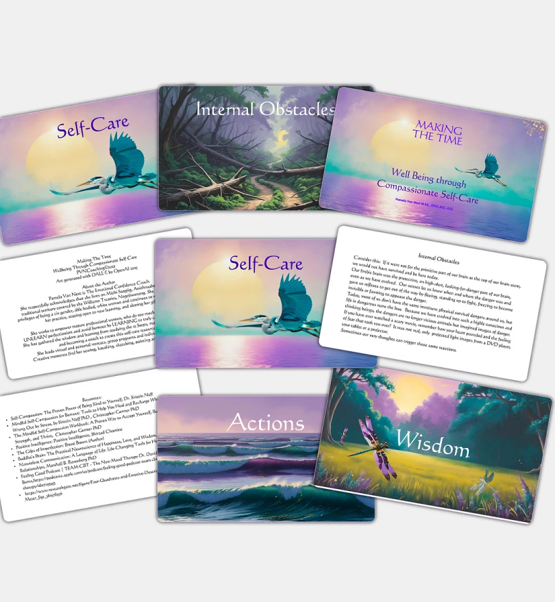 Making the Time oracle card deck and guidebook