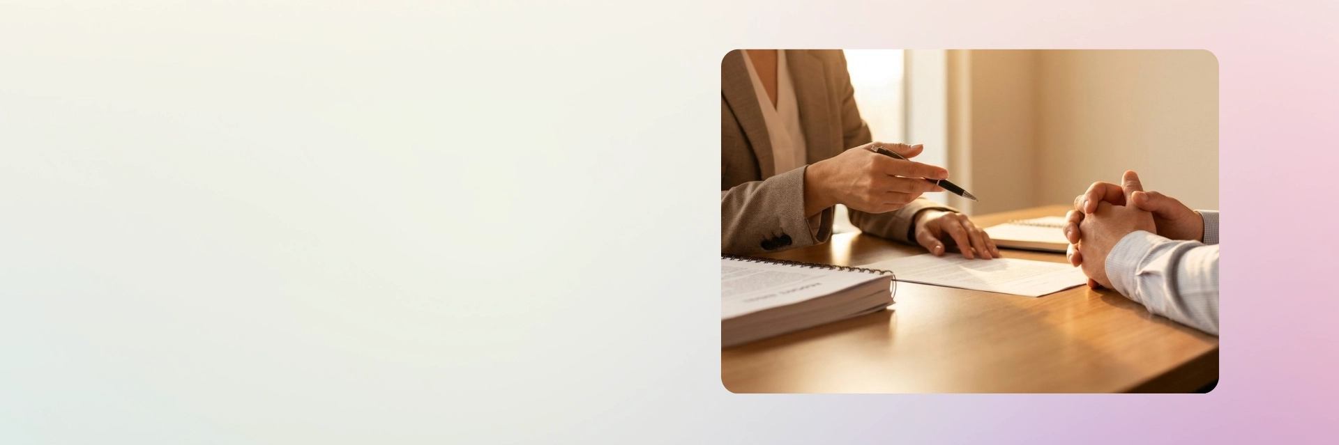 Expert witness services meeting with legal and medical professionals