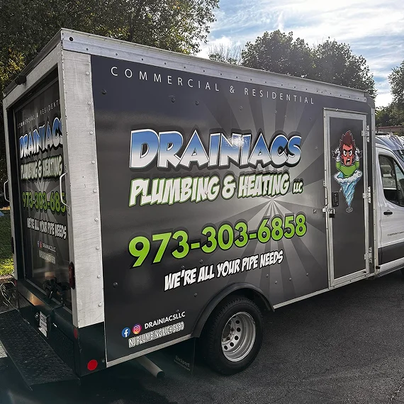 The Drainiacs team responding to a service call