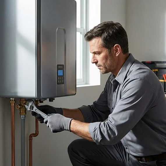 Modern water heater upgrades and installations