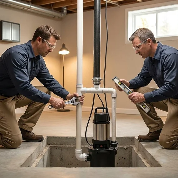 Professional sump pump repair services