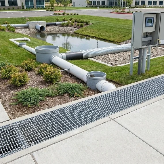 Commercial drainage system solutions