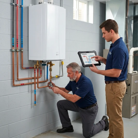 Advanced tankless water heater system options