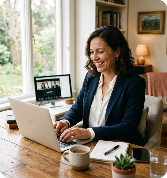 A contractor reviewing homeownership plans through Rent to Own for Self-Employed.
