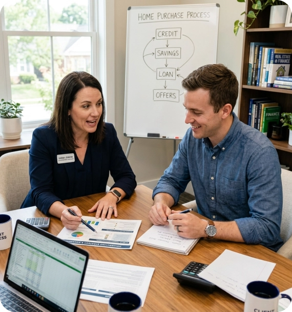 Future homeowners exploring rent-to-own housing options