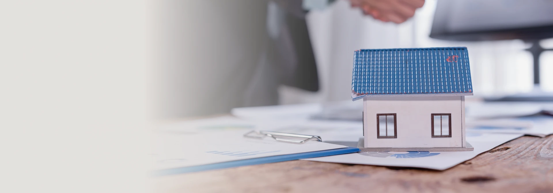 Homebuyer reviewing financial plans and goals