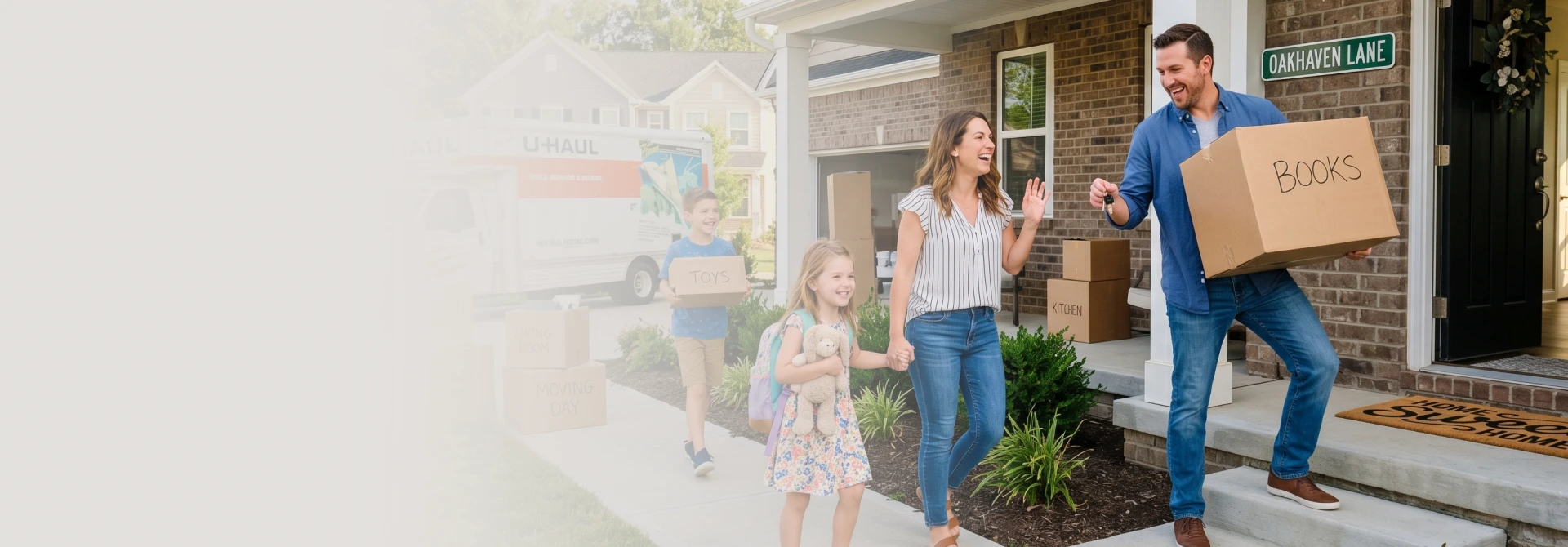 A family exploring Rent to Own opportunities with a housing advisor in Canada.