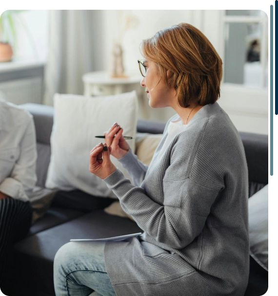 Virtual coaching conversation with a client in the United States