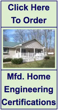 Manufactured Home Engineering Certification