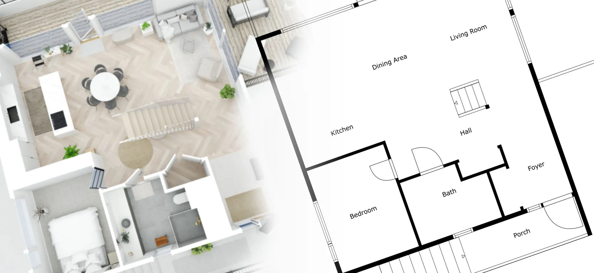 2D/3D Floor Scan