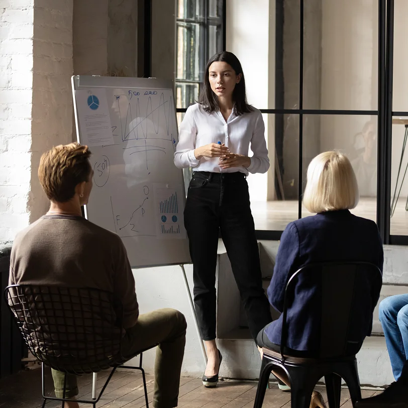 Personal growth coaching session focused on professional goals.