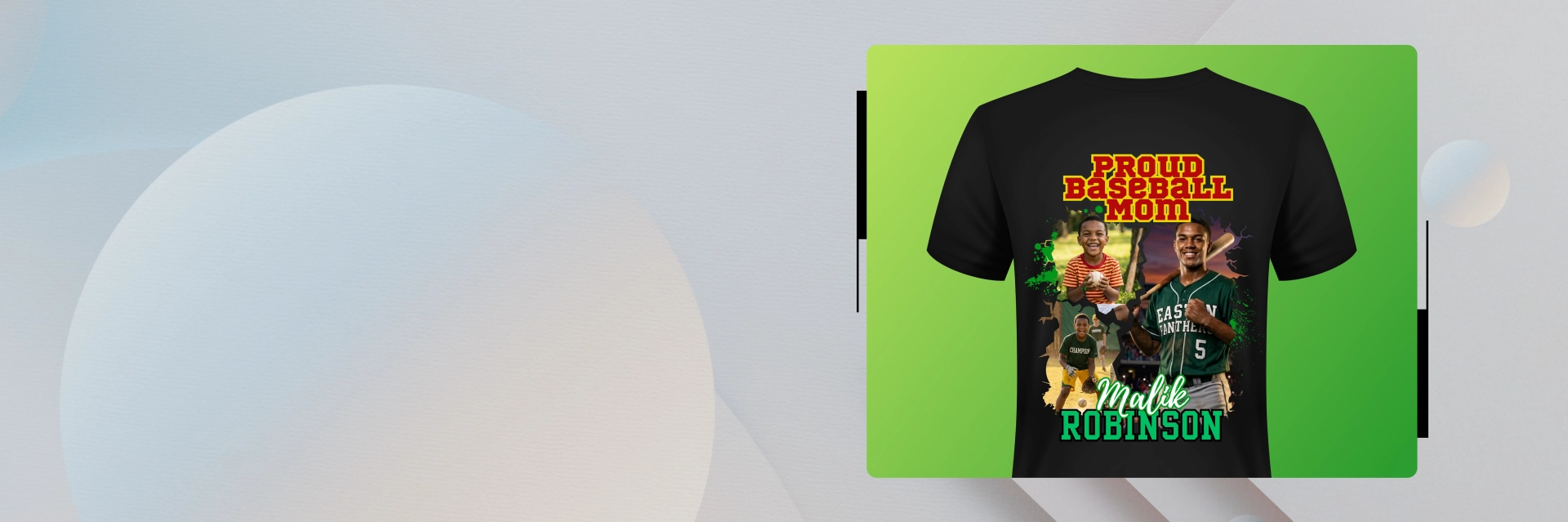 Family browsing personalized apparel in the shop custom apparel collection