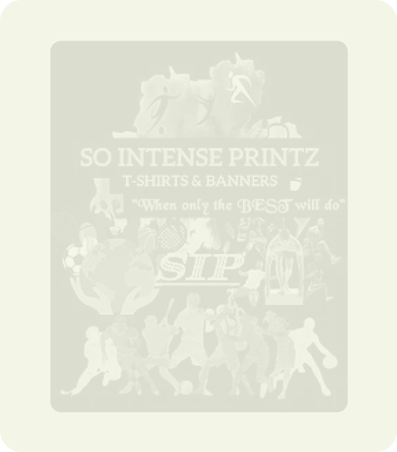 Personalized custom print tshirts displayed during Senior Night