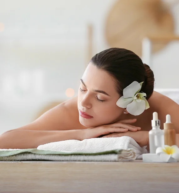 Serene treatment space at Parm's Wellness Spa in Brampton