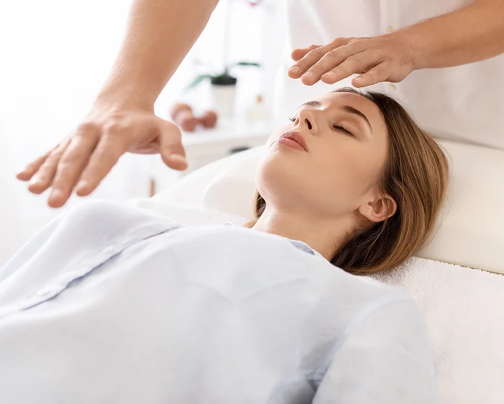 Calm Reiki treatment room at Parm's Wellness Spa