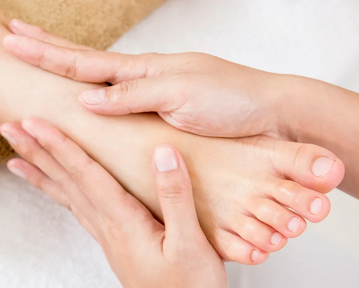 Calm reflexology treatment space at Parm's Wellness Spa