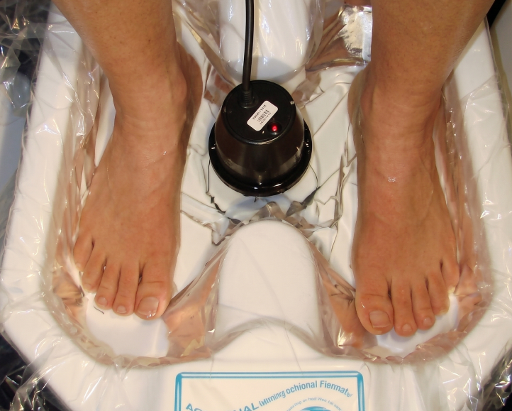 Refreshing foot soak at Parm's Wellness Spa