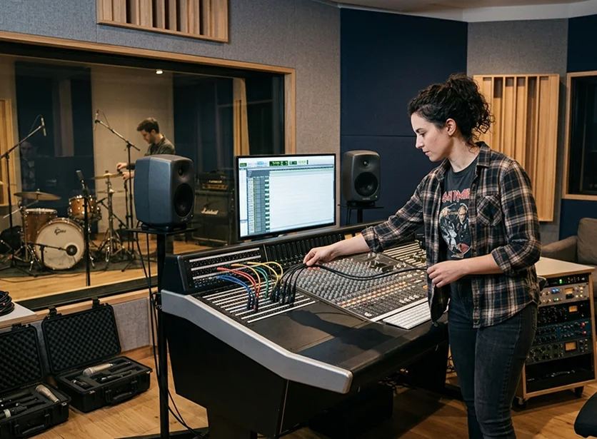 Professional studio preparation covering microphone technique and recording etiquette