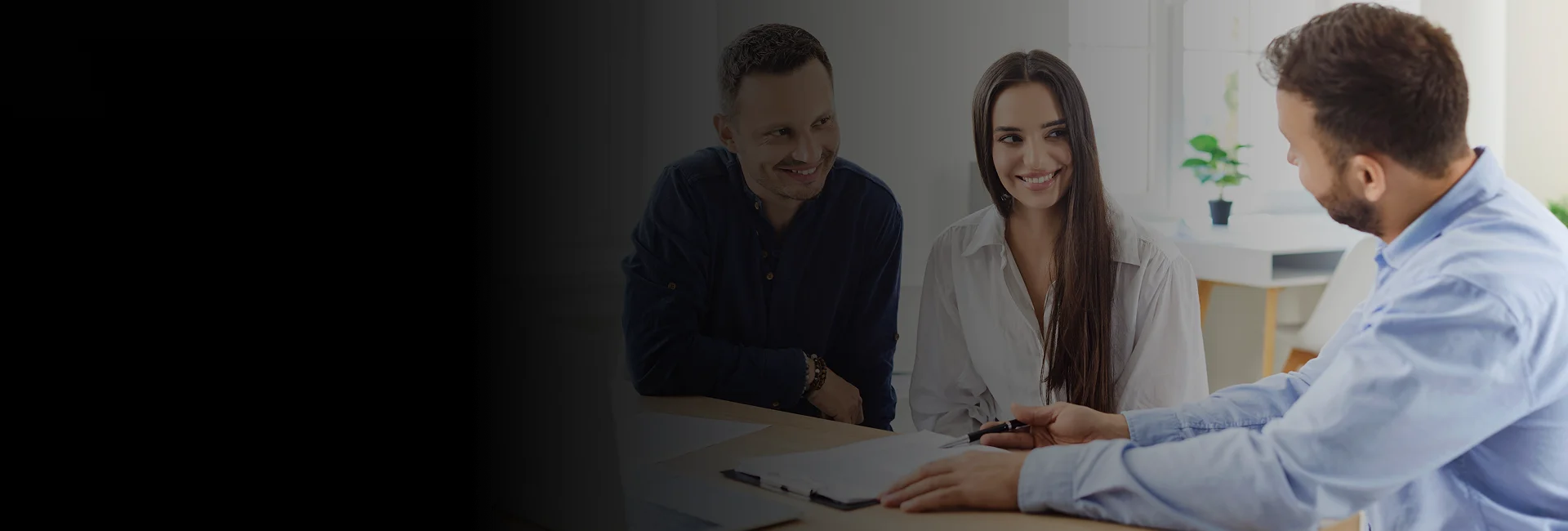 A couple discussing conjugal partner sponsorship in Canada