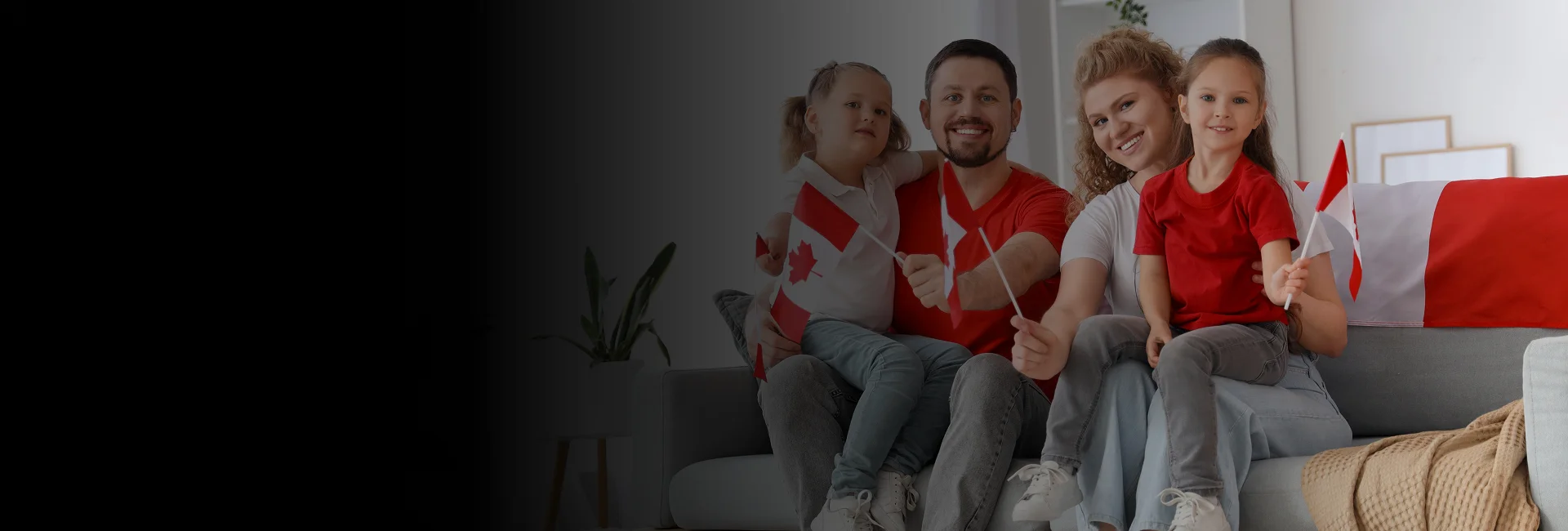 Family discussing family sponsorship for Canada and the USA