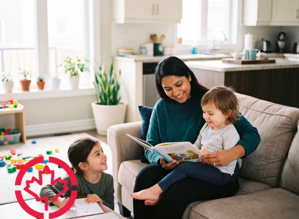 Immigration advisor reviewing Canadian spousal sponsorship paperwork