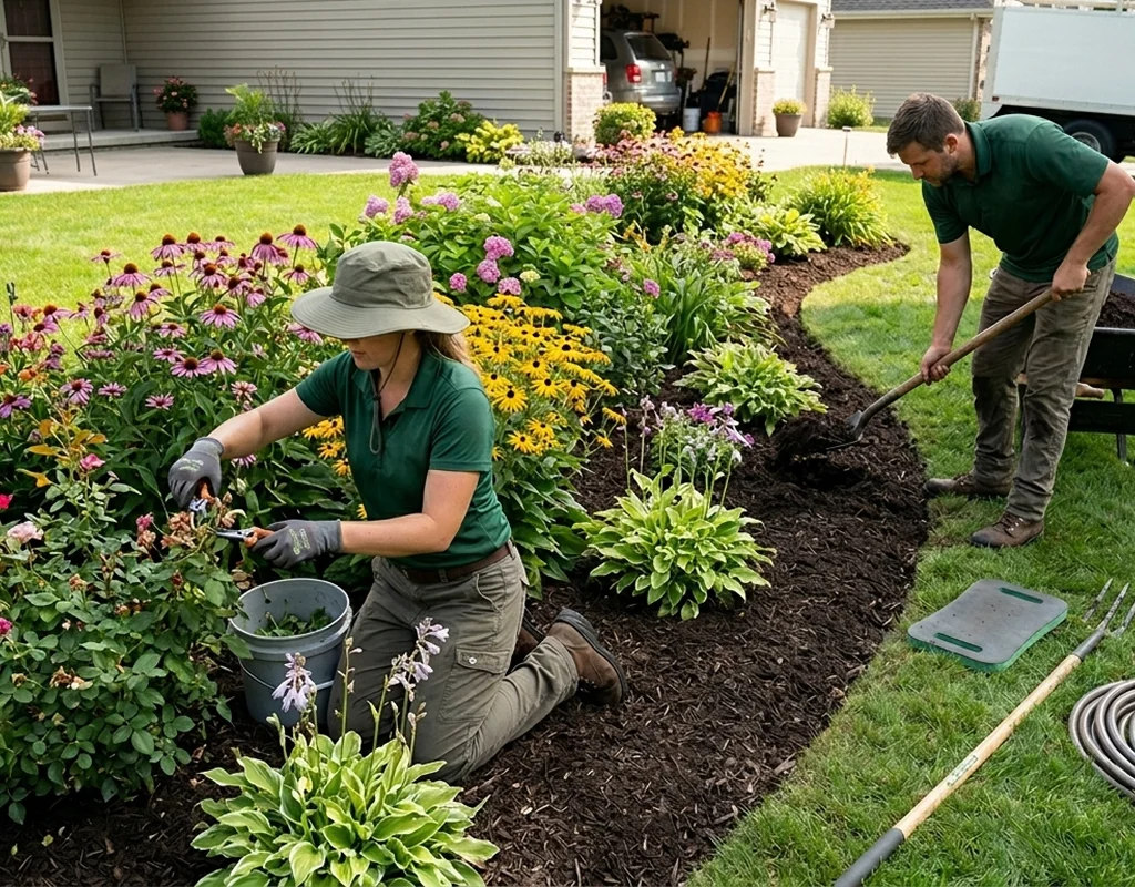 Trusted lawn maintenance in Sun Prairie by Kingrich Mowing Master LLC