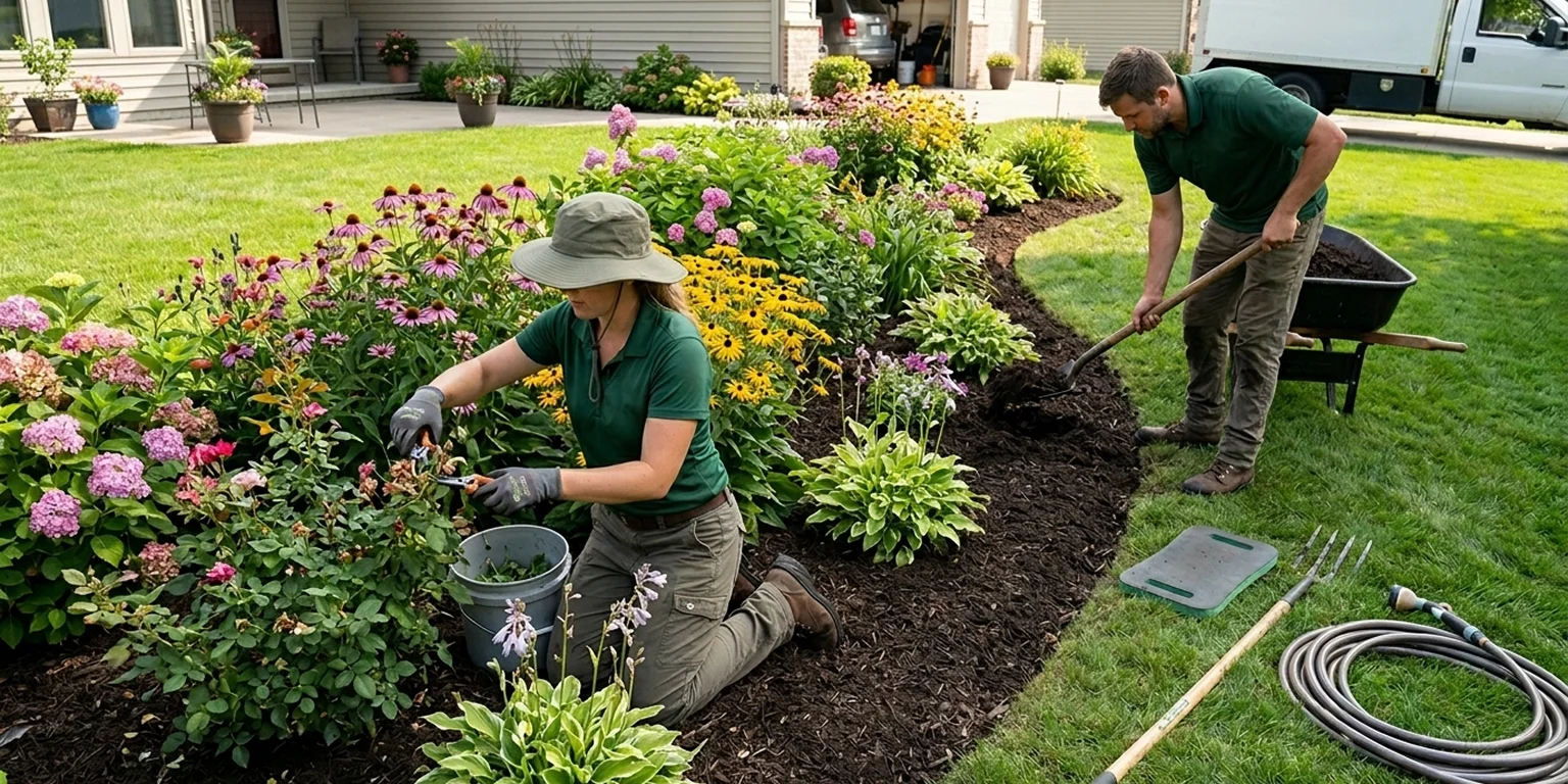 Trusted lawn maintenance in Sun Prairie by Kingrich Mowing Master LLC