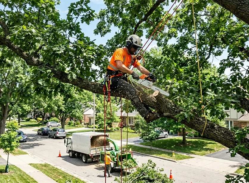 Professional tree trimming and maintenance in McFarland
