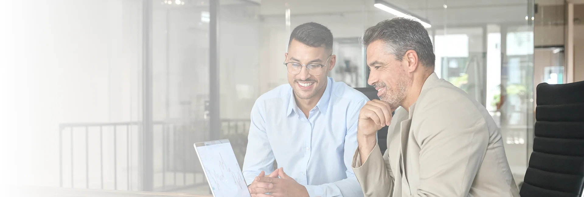 Accounting professionals collaborating during a client meeting
