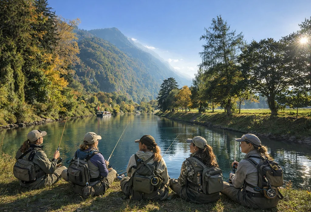 A one-on-one coaching conversation takes place in a peaceful setting.