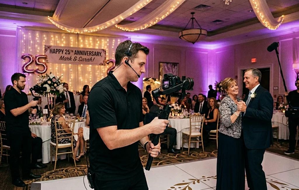 Event and anniversary films in Kitchener capturing a milestone celebration