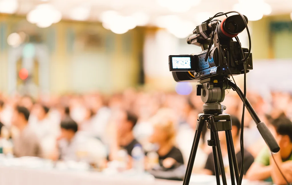 Business team planning video production services in Cambridge project
