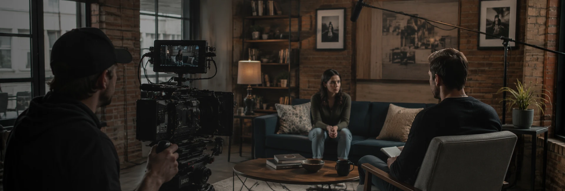 Branding and social media videos in Kitchener being filmed downtown